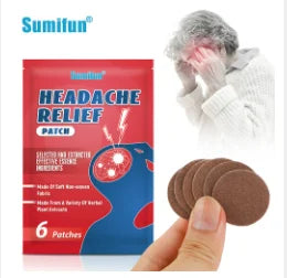 Headache Relief Plaster Improve Migraine Mental Anxiety Insomnia Relieve Stress Nerve Relax Dizziness Relief Head Care Patches