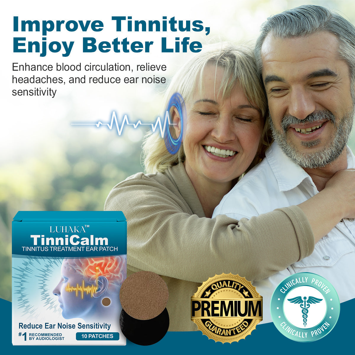 Luhaka™ TinniCalm Tinnitus Treatment Ear Patch 🩸Top Sales 🩸